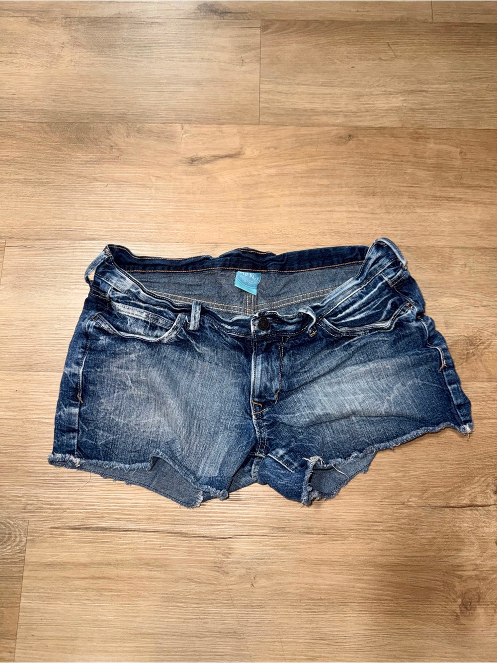 Old Navy Dark Blue Denim Cutoff Shorts